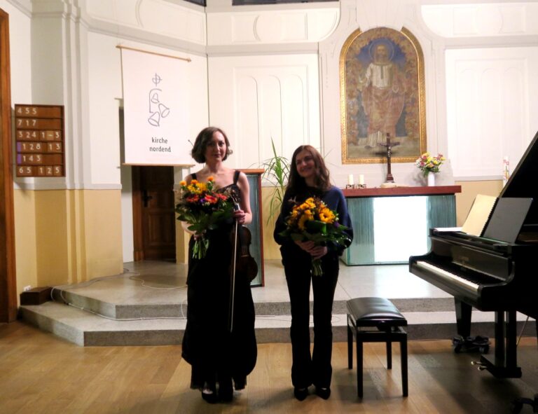 Nina Osina und Violetta Khachikyan begeistern zum Abschluss der Konzertreihe 2023